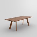 Esszimmertisch Holz in Nussbaum geölt LARGUS von vitamin design