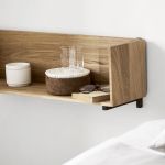 STACK WALL SHELF von Kristina Dam - modulares Wandregal in Eiche