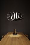 Design Pendelleuchte aus Bolivar Holz schwarz ST903 von Tom Rossau