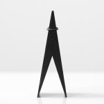 Notizhalter aus Holz in Eiche schwarz gebeizt - PINCH von Moebe