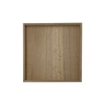 Kleines quadratisches Tablett aus Eichenholz von Raumgestalt im Format 23 x 23 cm Holztablett aus Eiche quadratisch klein - Tabletts aus Eiche von Raumgestalt