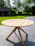 Traditional Teak CARMEN TABLE - Gartentisch aus Teak in rund 132 cm 