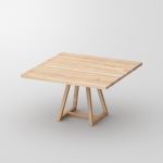 MARGO SQUARE von vitamin design Esstisch quadratisch in Eiche weiß gekalkt