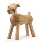 Dekofigur als Hund TIM in Eiche natur von Kay Bojesen