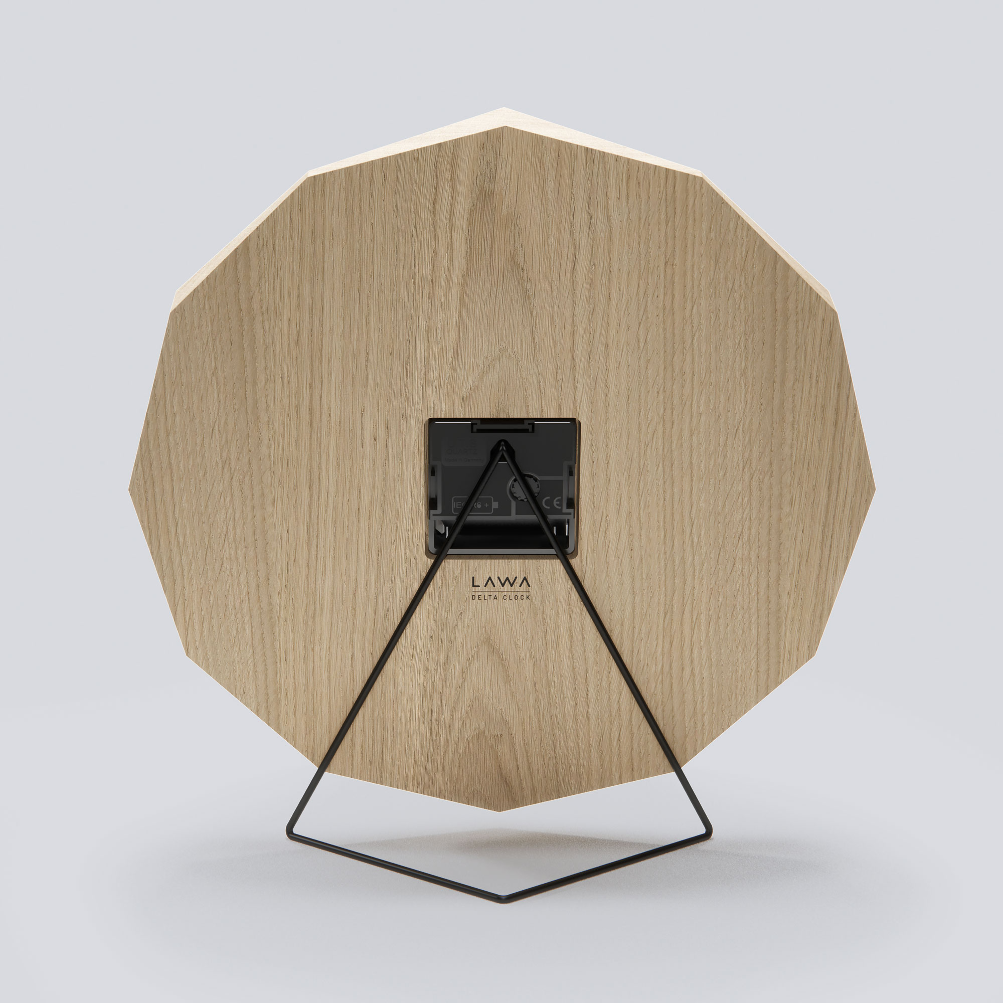 Designer Tischuhr DELTA CLOCK von LAWA DESIGN