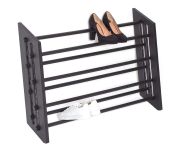 Rohn & Rahn MOODSTAND Designer Schuhregal 98 cm Holz schwarz