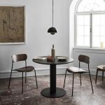 PAVILION AV1 von &tradition Stapelstuhl Holz Metall in Walnuss lackiert