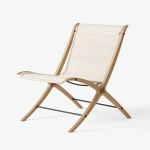 X HM10 von &tradition Sessel aus Holz und Rattan