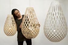 Design-Pendelleuchte KOURA von David Trubridge.