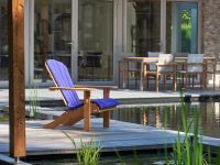 Adirondack Gartenstuhl aus Teak mit Auflagen - SIENNA BEACHCHAIR von Traditional Teak