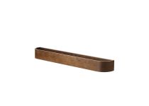 Wandgarderobe mit Hakenleiste aus Holz in Eiche dunkel - EPOCH RACK von Menu