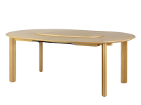 Runder Ausziehtisch aus Holz ausziehbar - Der Comfort Circle Dining Table von Umage