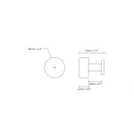Technische Zeichnung des ANGLE HOOK von FORM & REFINE