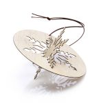 3D Weihnachtsdekoration aus Holz von Trine Find