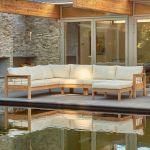 Das modulare Gartensofa MAXIMA LOUNGE aus Holz von Traditional Teak  MAXIMA von Traditional Teak Gartensofa Holz 3 Sitzer