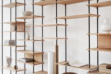 Moebe SHELVING SYSTEM - Wandregal aus Holz