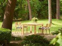 Traditional Teak - Sitzgruppe mit Stapelstuhl aus Teak GRACE