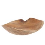 Die Holzschale RAFFLE von Jan Kurtz kann als Dekoration oder Obstschale verwendet werden Holzschale aus Teak zur Dekoration - RAFFLE von Jan Kurtz