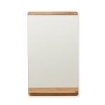 Moderner Wandspiegel RIM von FORM & REFINE in Eiche, geölt mit schmaler Ablage Rim - Form & Refine Wandspiegel in Eiche gölt