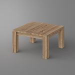 Holz Couchtisch in Asteiche geölt CUBUS von vitamin design