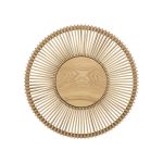 CLAVA UP WOOD von UMAGE - runde Design Wandleuchte aus Holz für indirektes Licht