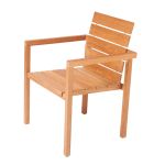 Komfortabler Gartenstuhl MAXIMA aus Holz von Traditional Teak Gartenmöbel-Set aus Holz mit Gartenstuhl MAXIMA von Traditional Teak