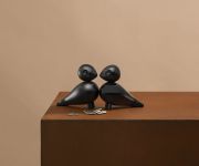 Holzfigur Vögel in Buche LOVEBIRDS von Kay Bojesen