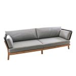 Auf dem 231 cm breiten Outdoor Lounge Sofa MARCELLA von Traditional Teak finden bis zu drei Personen bequem Platz MARCELLA LOUNGE BENCH von Traditional Teak - Outdoor Lounge Sofa