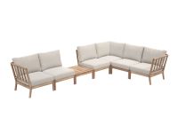 Outdoor Lounge mit Tisch Tradition Lounge Table Low 27 von Skagerak by Fritz Hansen