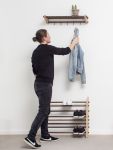 Garderobenset für kleine Flure mit Wandgarderobe und Schuhregal von Roon & Rahn