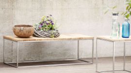 Moderne Teak Gartenbank oder Couchtisch von Jan Kurtz - LUX