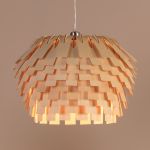 SCOTS PENDANT von Tom Raffield Designer Pendelleuchte in Esche