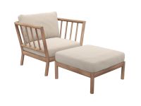 Outdoor Loungesessel Light Sand Tradition Lounge Chair von Skagerak by Fritz Hansen