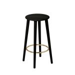 Thekenhocker THE SOCIALITE COUNTER STOOL von UMAGE aus Holz in Eiche, schwarz gebeizt Thekenhocker aus Holz in Eiche schwarz THE SOCIALITE COUNTER STOOL von UMAGE