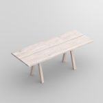 Esstisch in Asteiche weiß geölt PAPILIO BASIC von vitamin design