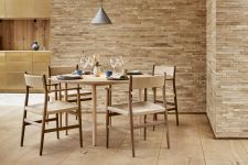 Eleganter Armlehnstuhl ARV CHAIR aus Holz mit Geflecht von Brdr. Krüger für den Esstisch eleganter Esstisch Armlehnstuhl aus Holz mit Geflecht - ARV CHAIR von Brdr. Krüger