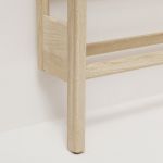Detailansicht des Schuhregals A LINE SHOE RACK aus Eichenholz von FORM & REFINE Schuhregal aus Holz in Eiche weiss - A LINE SHOE RACK von FORM & REFINE