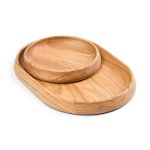 Klare Linien, nachhaltige Materialien und eine hochwertige Verarbeitung kennzeichnen das Holztablett Set WOODEN TRAYS von Carl Hansen & Søn - Carl Hansen & Søn WOOD TRAY Holztablett als Set of 2 in Eiche, geölt