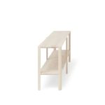 Offenes Regal aus Holz in Eiche, weiß 2x2 - LEAF SHELF von Form and Refine