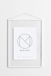 Bilderrahmen Aluminium in weiß - FRAME von Moebe