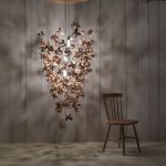 Kronleuchter aus Holz von Tom Raffield - GIANT FLOCK CHANDELIER