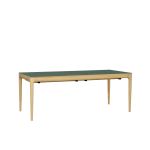 Design Esstisch HEART'N'SOUL DINING TABLE 200 mit Schubladen von UMAGE in der Variante Eiche geölt / Moss Green Esstisch mit Schubladen in Eiche geölt und Moss Green - Der Heart N Soul Dining Table 200 von Umage