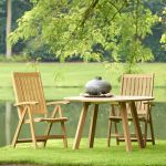 DIANA und VICTORIA von Traditional Teak Gartenmöbel Set rund