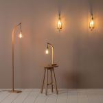 Set Stehlampe, Wandlampe, Tischlampe Glühbirne - WHEAL FLOOR LIGHT Tom Raffield