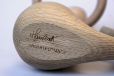 Architectmade MERMAID - Meerjungfrau Figur aus Holz Logo als Gravur