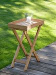 Garten Beistelltisch klappbar mit abnehmbarem Tablett - CHIO von Jan Kurtz