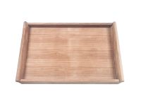 Das Serviertablett eignet sich ideal um Getränke und Snacks zu servieren Traditional Teak - SERVING TRAY WITH TRAY STAND Tablett für Tabletttisch klappbar