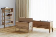 Sitztruhe mit Stauraum aus Holz - A LINE STORAGE BENCH 68 von FORM & REFINE