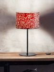 LeuchtNatur ARBOREUS 2 Tischleuchte mit Lampenschirm in Rosso