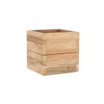 Das kleinste Modell des Pflanzenbehälters MINI GARDEN CONTAINER von Jan Kurtz aus recyceltem Teakholz kleiner Pflanzenbehälter - MINI GARDEN CONTAINER von Jan Kurtz